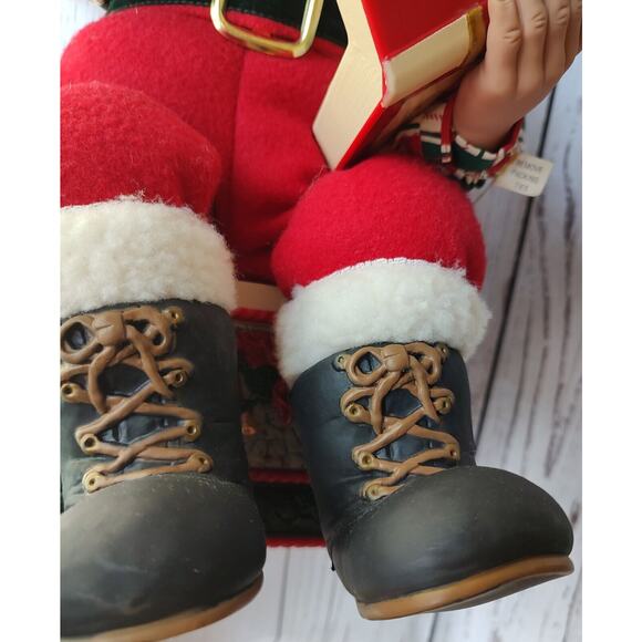 Story telling Santa Grandeur Noel Christmas Animated 1995 W/Box - Tested - Picture 7 of 12